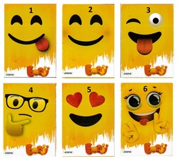 Defne Emoji A-4 P.P. Kapak Metod Defteri 40 Yp Kareli - Defne