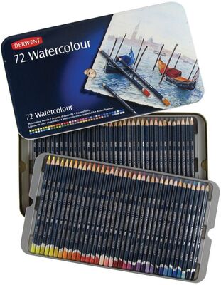 Derwent Watercolour 72'li Metal Kutu - 1