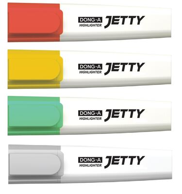 Dong-A Jetty Pastel Renk Fosforlu Kalem 4 lü - 1