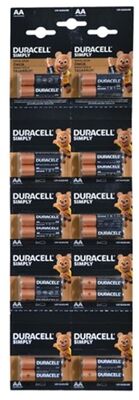 Duracell AA Kartela 2x10=20'li Kalem Pil - 1