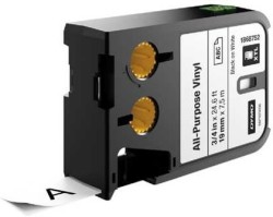 Dymo XTL Çok Amaçlı Vinil 19 mmx7 m Beyaz/Siyah - Dymo