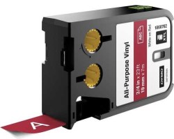 Dymo XTL Çok Amaçlı Vinil 19 mmx7 m Kırmızı/Beyaz - Dymo
