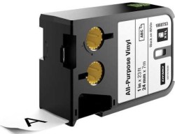 Dymo XTL Çok Amaçlı Vinil 24 mmx7 m Beyaz/Siyah - Dymo