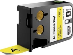 Dymo XTL Çok Amaçlı Vinil 24 mmx7 m Sarı/Siyah - Dymo