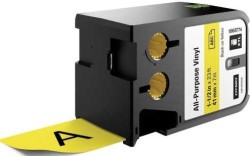 Dymo XTL Çok Amaçlı Vinil 41 mmx7 m Sarı/Siyah - Dymo