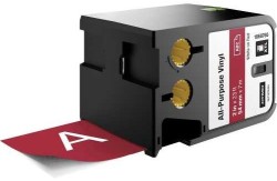 Dymo XTL Çok Amaçlı Vinil 54 mmx7 m Kırmızı/Beyaz - Dymo