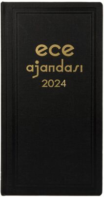 Ece 2024 Asya 17x33 Günlük Çizgili Ticari Ajanda - 1