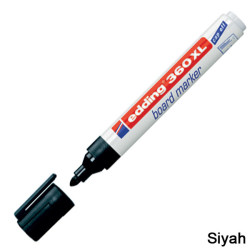 Edding 360XL Beyaz Yazı Tahtası Kalemi Siyah - Edding