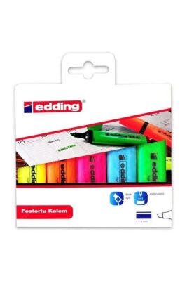 Edding E-344 Fosforlu Kalem 5'li - 1