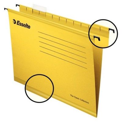 Esselte 9031 Pendaflex Ekonomi Askılı Dosya Sarı - 25 li Paket - 1