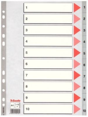 Esselte Separatör A4 1-10 Rakam - 1
