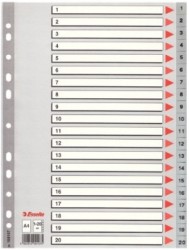 Esselte Separatör A4 1-20 Rakam - Esselte