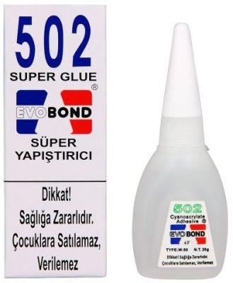 Evobond 502 Süper Yapıştırıcı 20 gr - 1