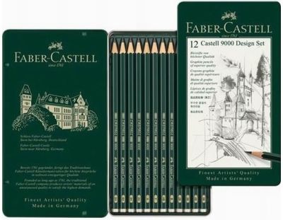 Faber-Castell 9000 Design Set (5B-5H) - 1
