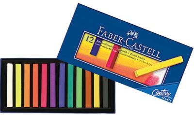 Faber-Castell Creative Studio Toz Pastel Boya 12 Renk Tam Boy - 1