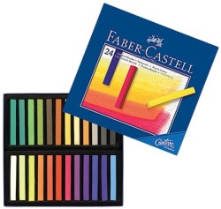 Faber Castell - Faber-Castell Creative Studio Toz Pastel Boya 24 Renk Tam Boy