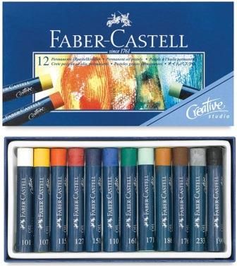 Faber-Castell Creative Studio Yağlı Pastel Boya 12 Renk - 1