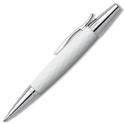 Faber Castell E-Motion Rhombus Tükenmez Kalem Beyaz - Faber Castell