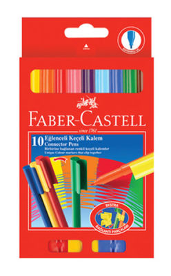 Faber-Castell Eğlenceli Keçeli Kalem 10'lu - 1