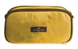 Faber-Castell Extra Space Kalem Çantası Mono Sarı - Faber Castell