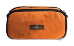 Faber-Castell Extra Space Kalem Çantası Mono Turuncu - Faber Castell