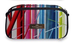 Faber-Castell Extra Space Kalem Çantası MSÜ Desen Festival - Faber Castell