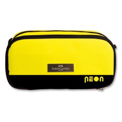 Faber-Castell Extra Space Kalem Çantası Neon Sarı - Faber Castell