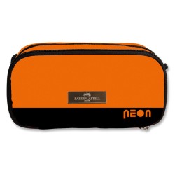 Faber-Castell Extra Space Kalem Çantası Neon Turuncu - Faber Castell