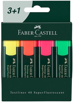 Faber-Castell Fosforlu Kalem 3+1 - 1