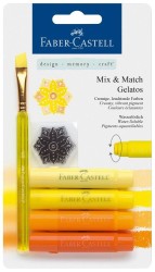 Faber Castell - Faber-Castell Gelato Mum Boya Sarı Tonları 4 renk