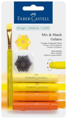 Faber-Castell Gelato Mum Boya Sarı Tonları 4 renk - 1