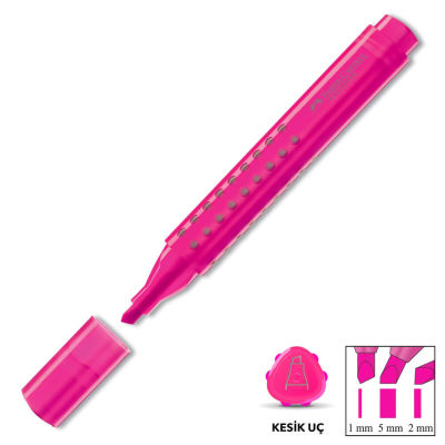 Faber-Castell Grip Fosforlu Kalem Pembe - 1