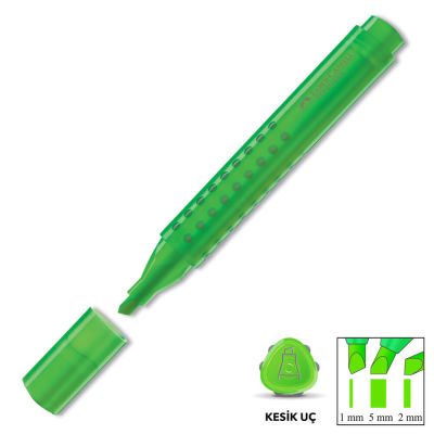 Faber-Castell Grip Fosforlu Kalem Yeşil - 1