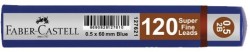 Faber Castell - Faber-Castell Grip Min 0.5 2B 60mm 120'li Mavi Tüp