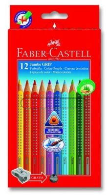 Faber-Castell Jumbo Grip Boya Kalemi 12 Renk - 1