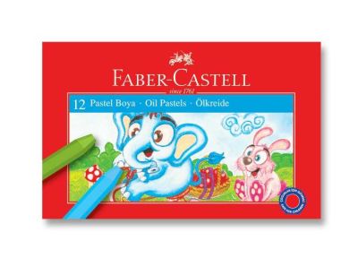 Faber-Castell Karton Kutu Pastel Boya 12 Renk - 1
