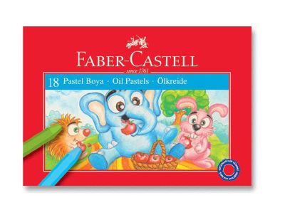 Faber-Castell Karton Kutu Pastel Boya 18 Renk - 1