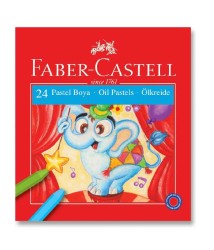 Faber-Castell Karton Kutu Pastel Boya 24 Renk - Faber Castell