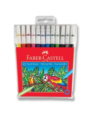 Faber-Castell Keçeli Kalem 12 Renk - 1