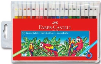Faber-Castell Keçeli Kalem 20 Renk - 1