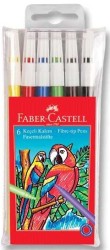 Faber-Castell Keçeli Kalem 6 Renk - Faber Castell