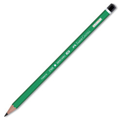 Faber-Castell Köşeli Mercanlı Kurşunkalem Yeşil - Faber Castell