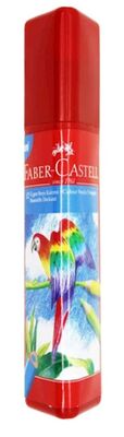 Faber-Castell Kuru Boya 12 Renk Tam Boy Üçgen Plastik Tüp - 1