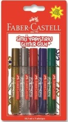 Faber Castell - Faber-Castell Simli Yapıştırıcı 10.5 ml. 5'li