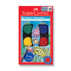 Faber-Castell Suluboya 8 Renk Küçük Boy - Faber Castell