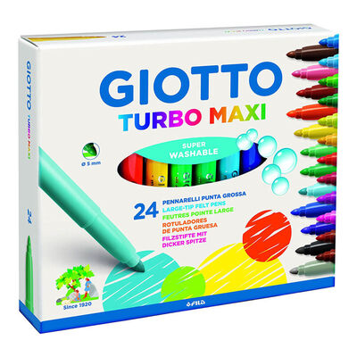 Giotto Turbo Maxi Keçeli Kalem 24 Renk - 1