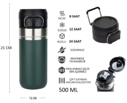 Globox Termos BS264-1 Yeşil 500ml. - Globox
