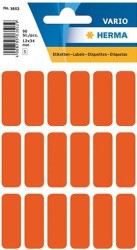 Herma Vario Dikdörtgen Etiket 12x34mm Kırmızı - Herma