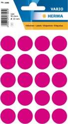 Herma Vario Yuvarlak Etiket 19mm Pembe - Herma
