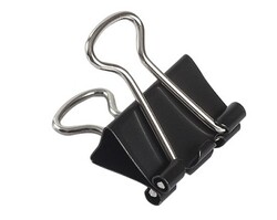 Kraf 415G Çelik Kıskaç Siyah 15mm 12li - Kraf